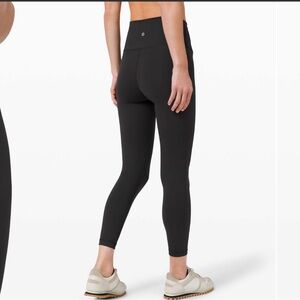 Lululemon Wunder Train High-Rise Tight 25" size 4 black